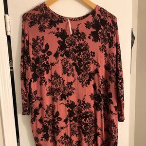 FREE PEOPLE LOOSE FIT ROMANTIC DRESS! SZ. XS! W/POCKETS!